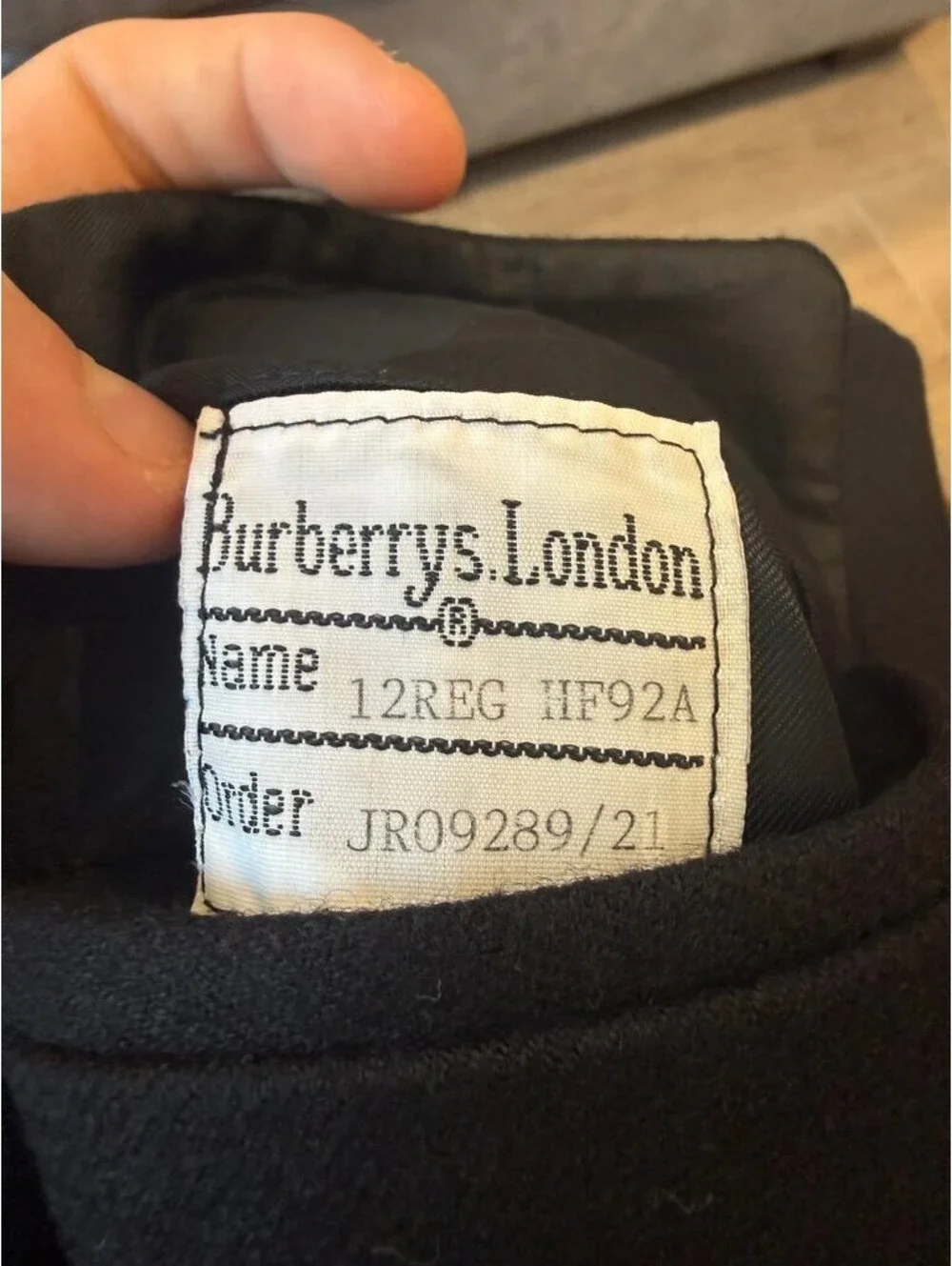 Vintage Burberrys Double Breasted Blazer Gold 12 Reg Wool